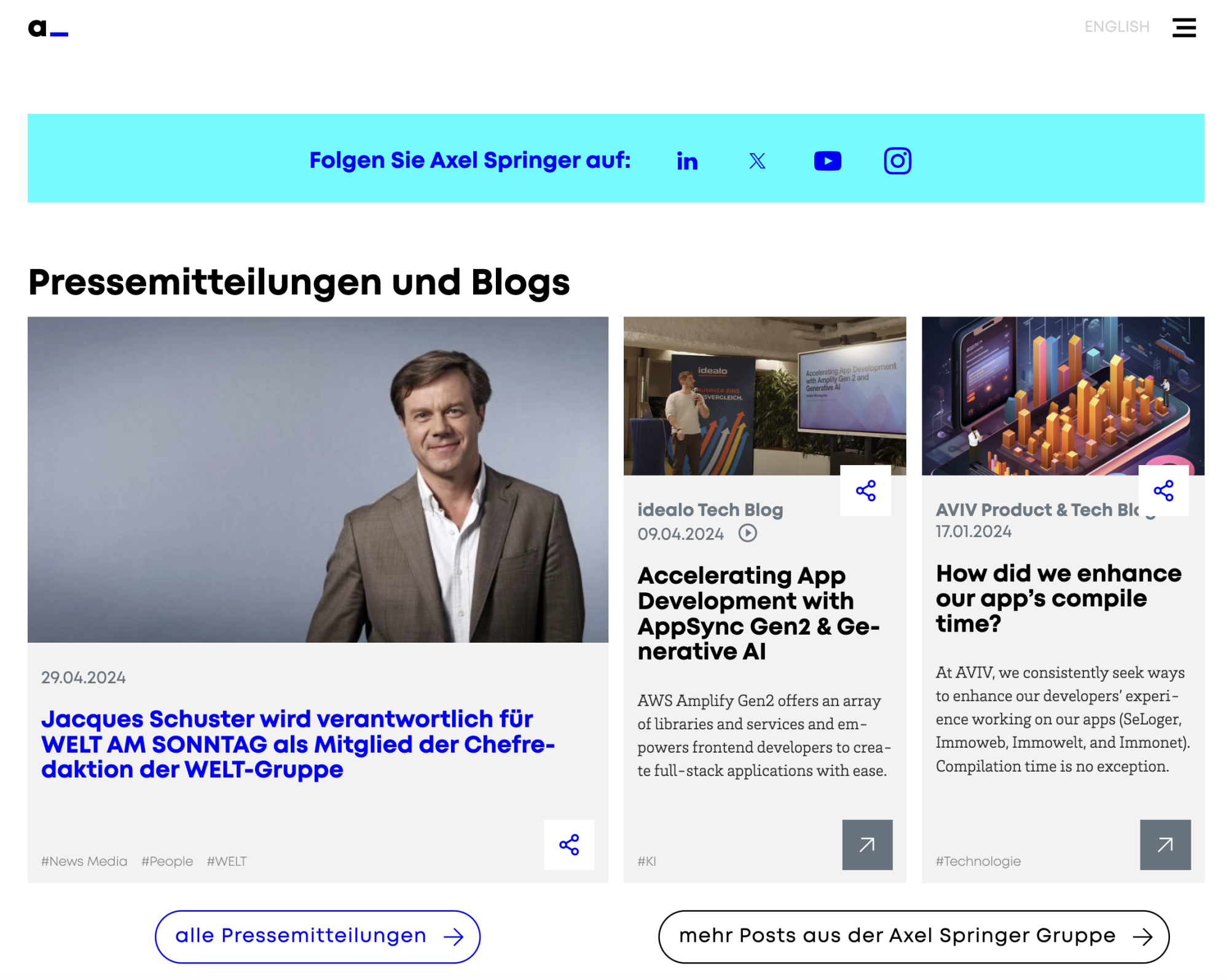 Axel Springer SE - Corporate Website Springer_SE.png