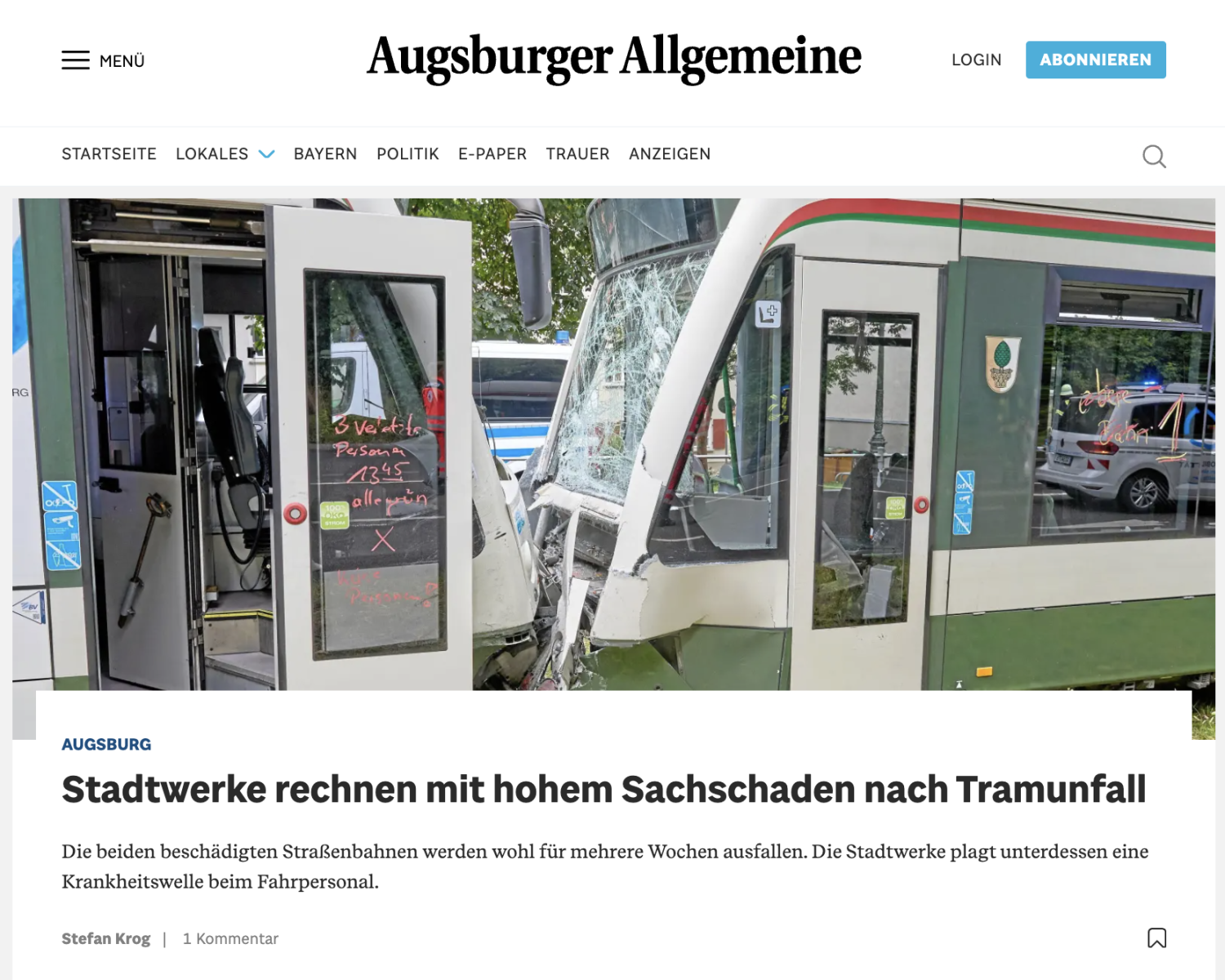 Augsburger Allgemeine - Mediengruppe Pressedruck Augsburger Allgemeine